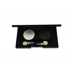 Palette 2 ombres à paupières Noir - Blanc 2 x 2g (sans étui)