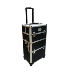 Black pvc make up trolley