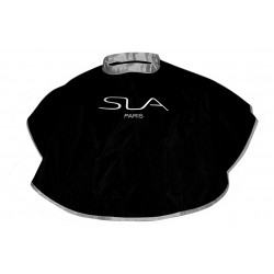 Silver & black reversible cape