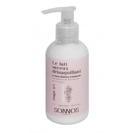 Lait Démaquillant - Huile d’Argan - Lait d’Anesse - Protecteur & Régénérant  Contenance 200 ml