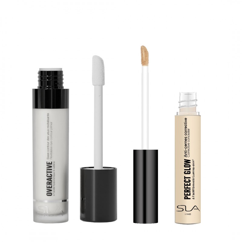 Duo soin/maquillage contour des yeux et anti-cernes