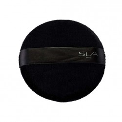 Houppette velours noire diam 9 cm
